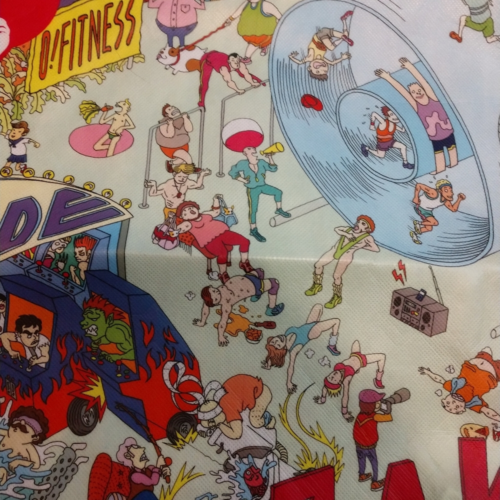 OZAKI flat tote NEW from CES LV 2015 limited print - Picture 6 of 15
